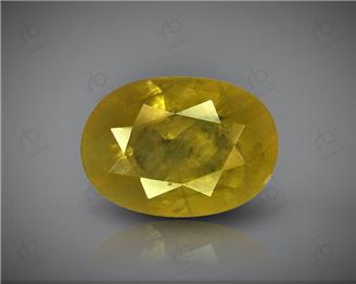 Natural Heated & Treated Yellow Sapphire Certified   2.08 CTS (DIN 86198 )